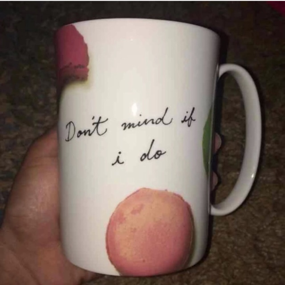 Kate spade macaron mug + plate bundle